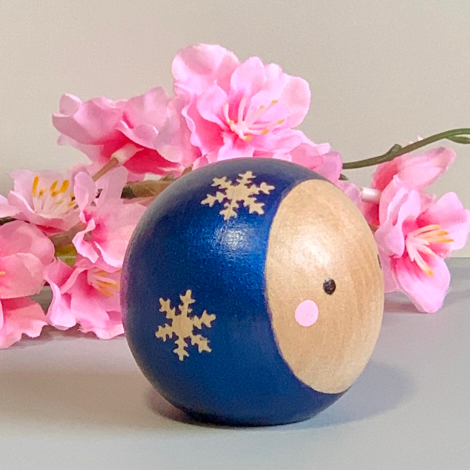 Small Round Kokeshi Doll