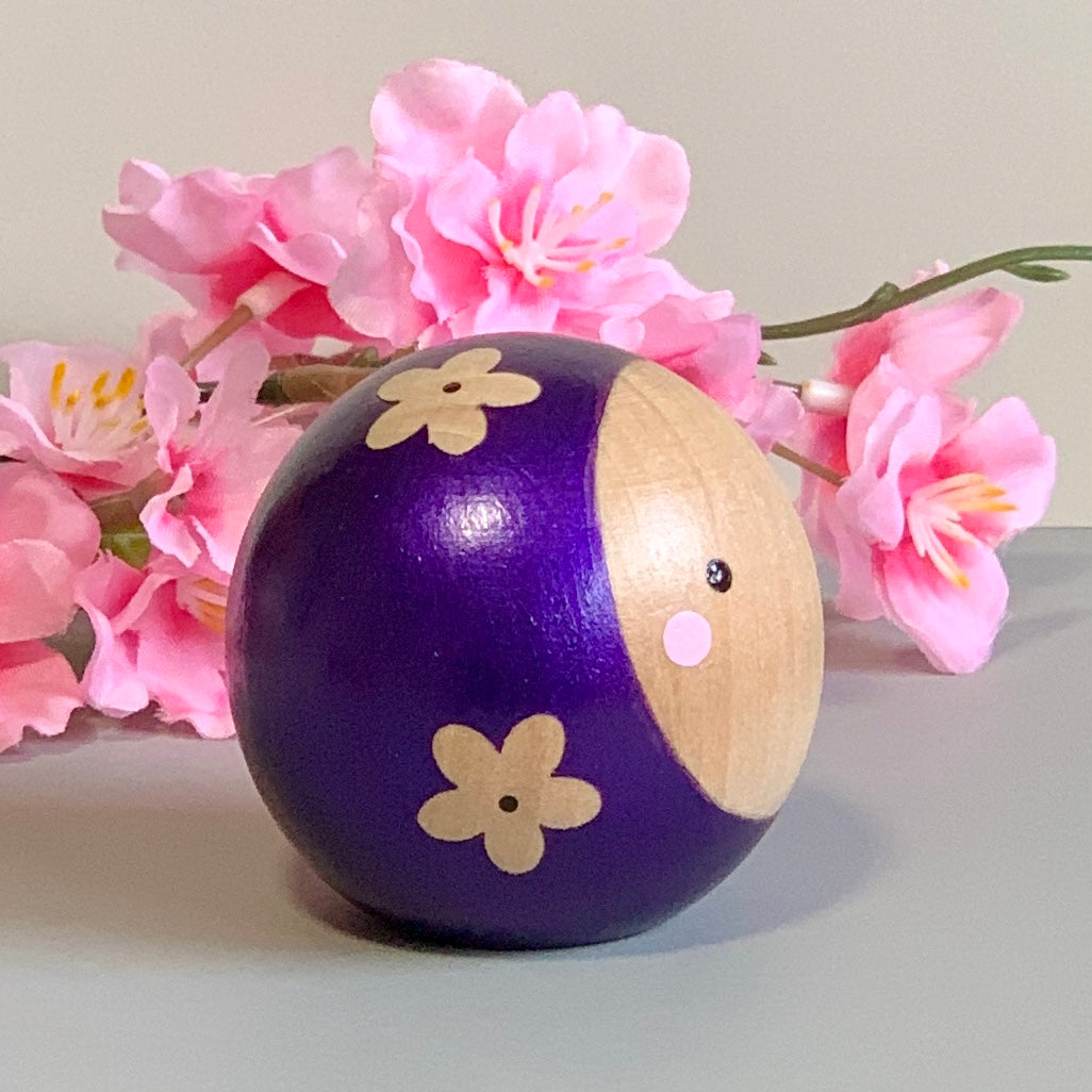 Small Round Kokeshi Doll