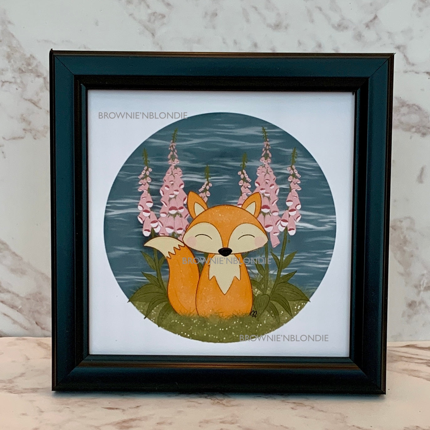 Framed Art Print - Little Fox