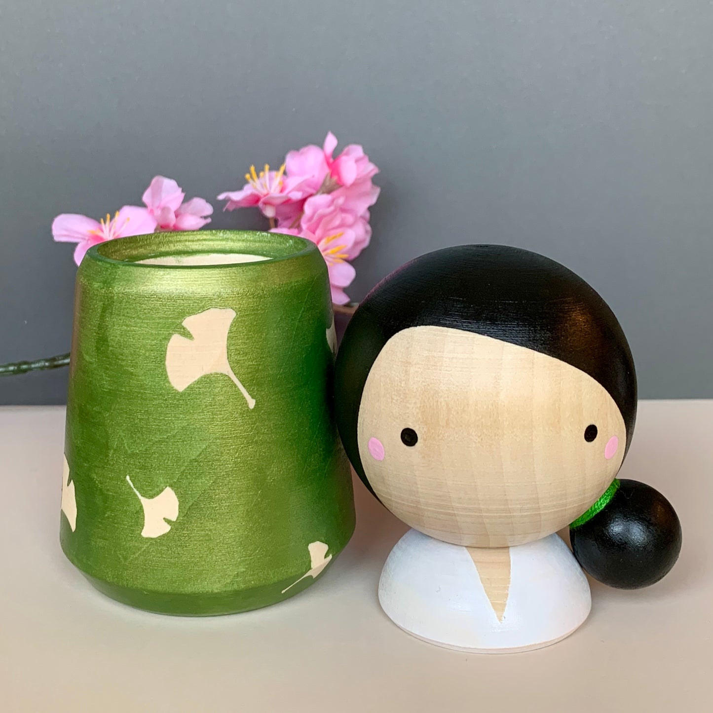 Kokeshi Doll Jar