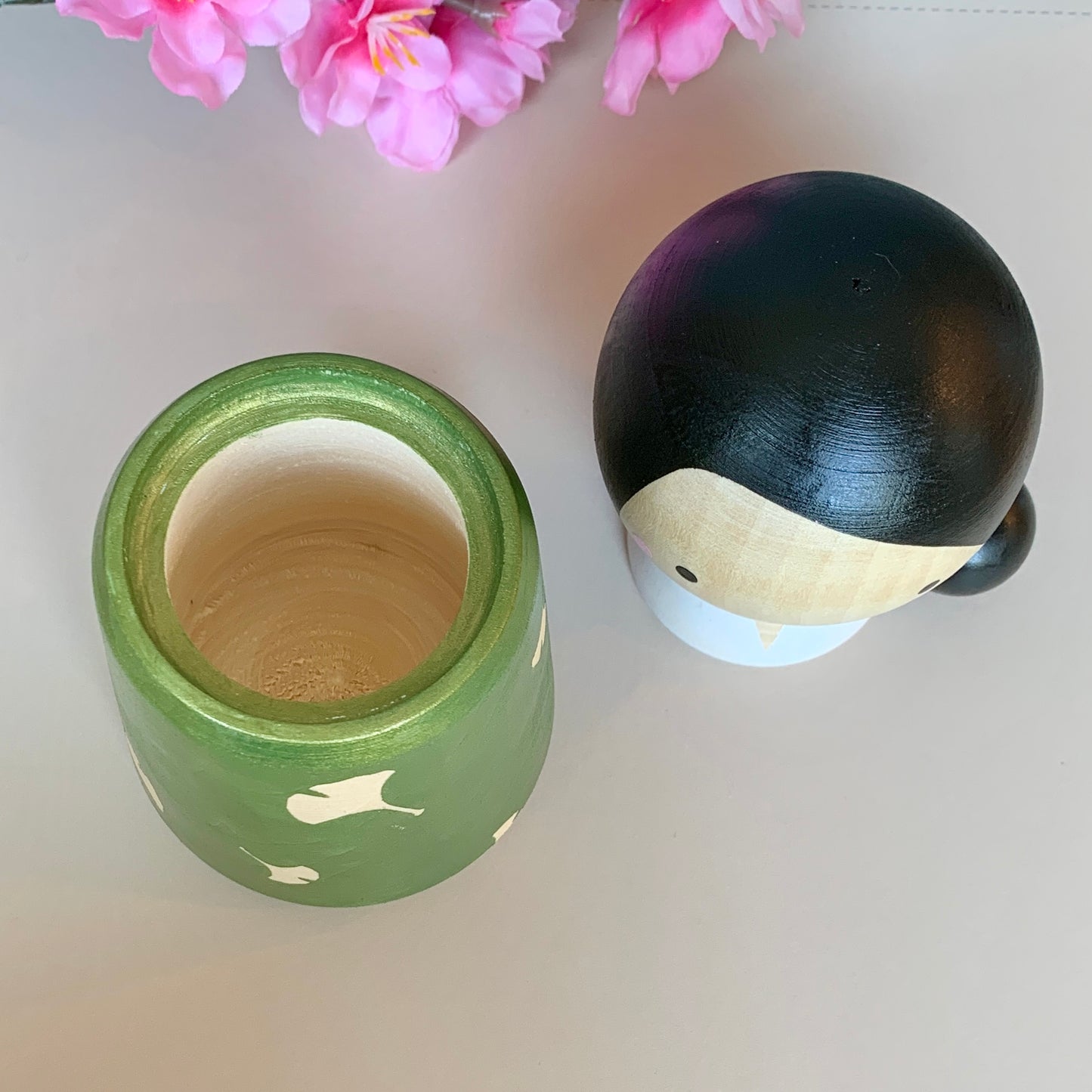 Kokeshi Doll Jar