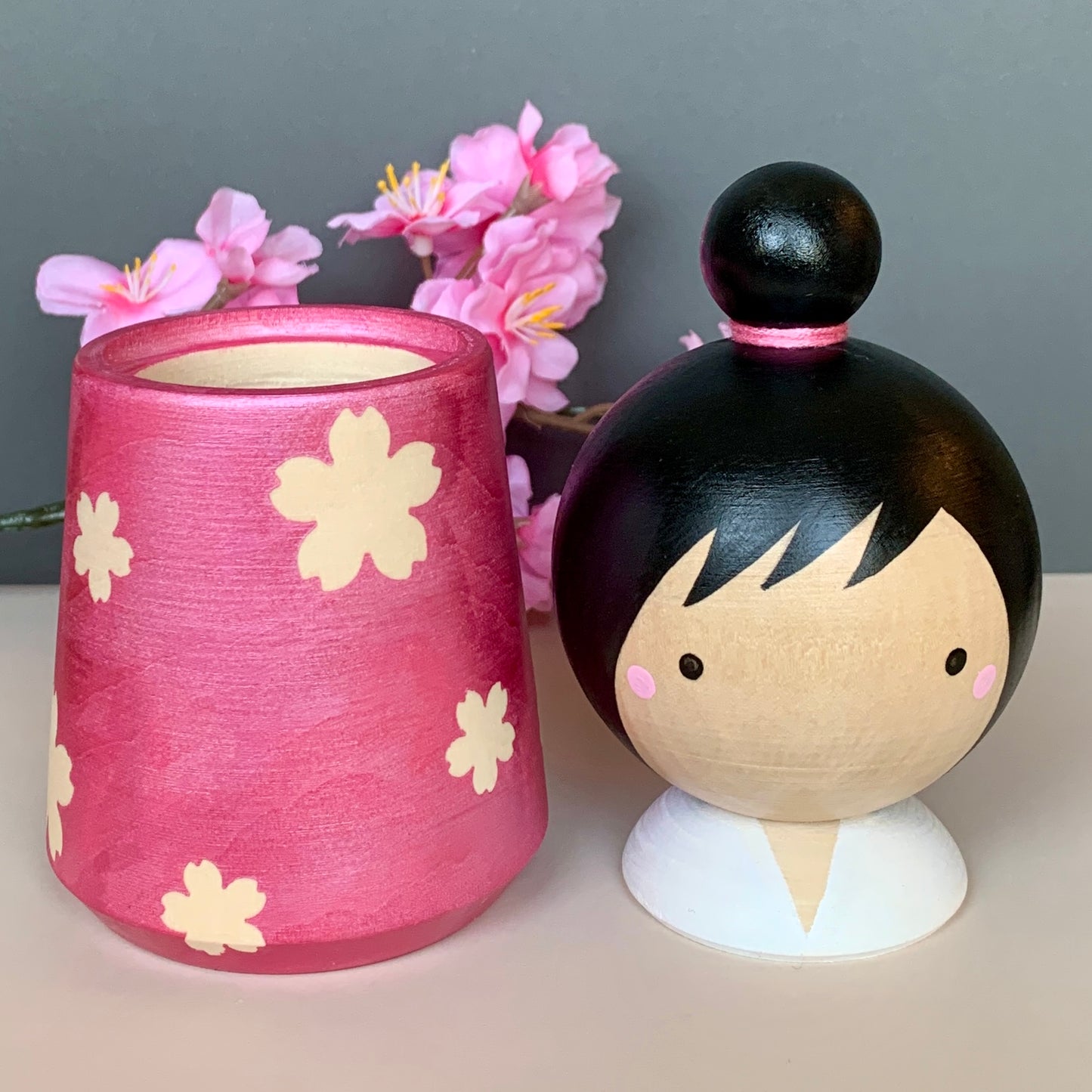 Kokeshi Doll Jar