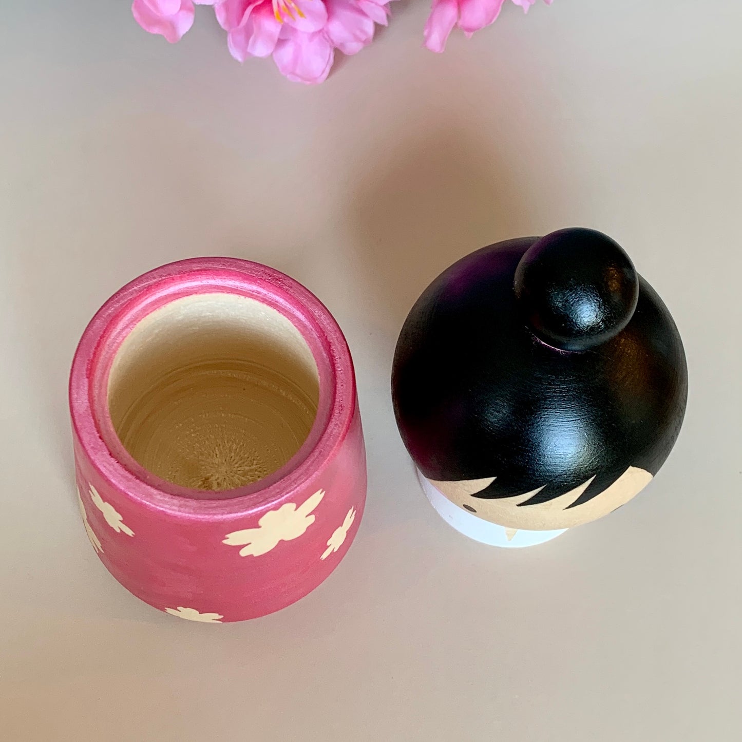 Kokeshi Doll Jar