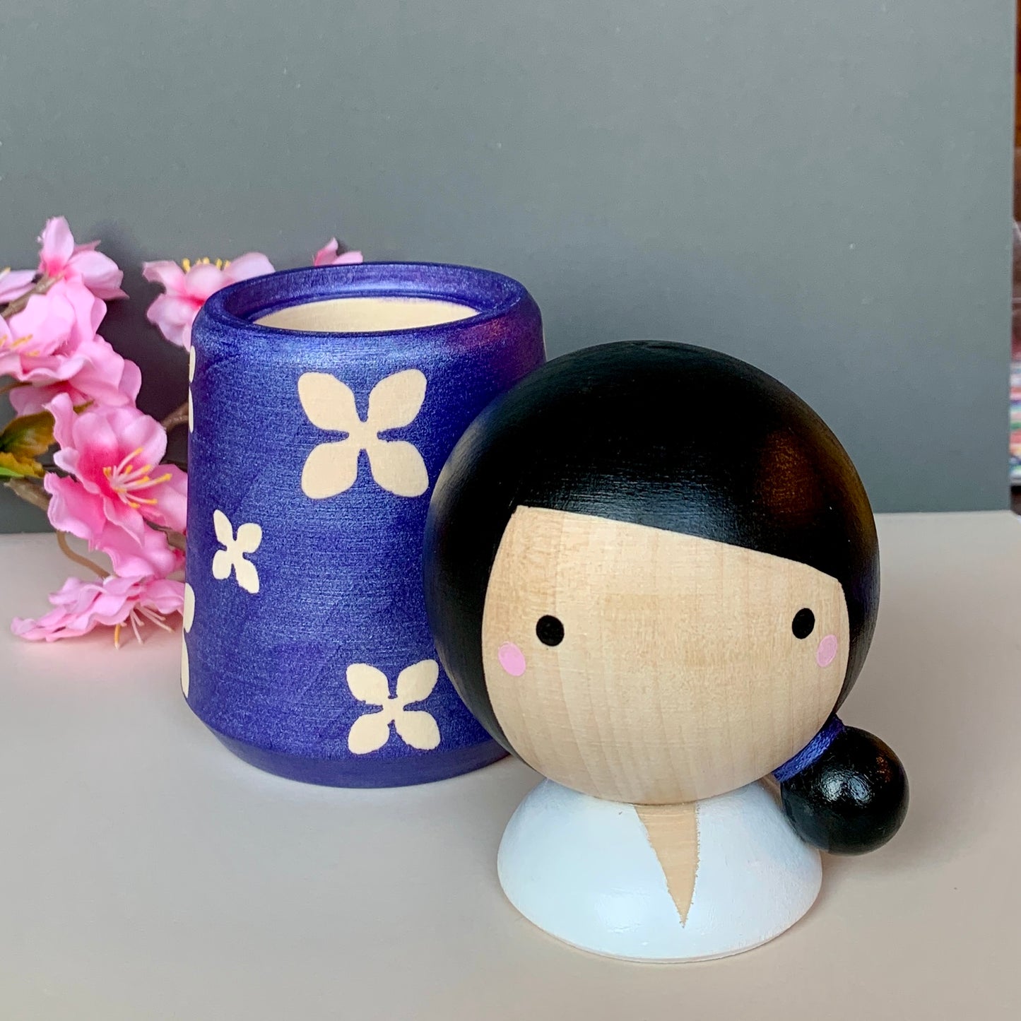 Kokeshi Doll Jar