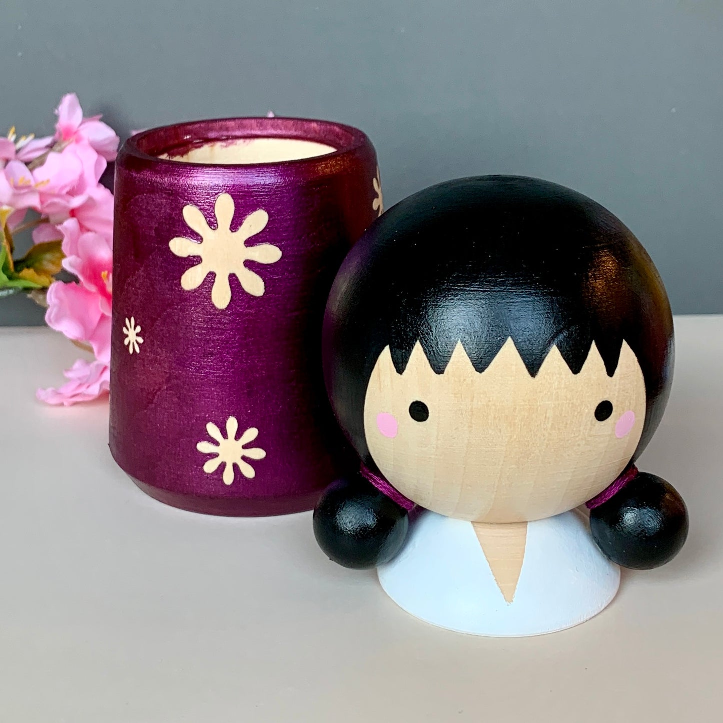 Kokeshi Doll Jar