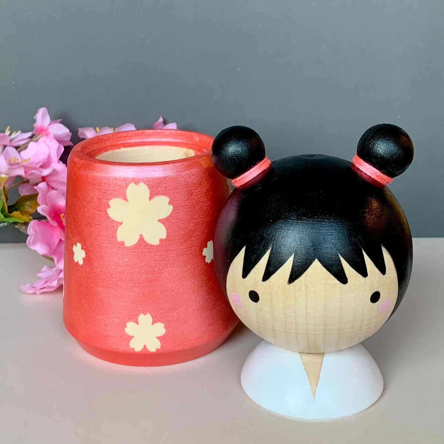 Kokeshi Doll Jar
