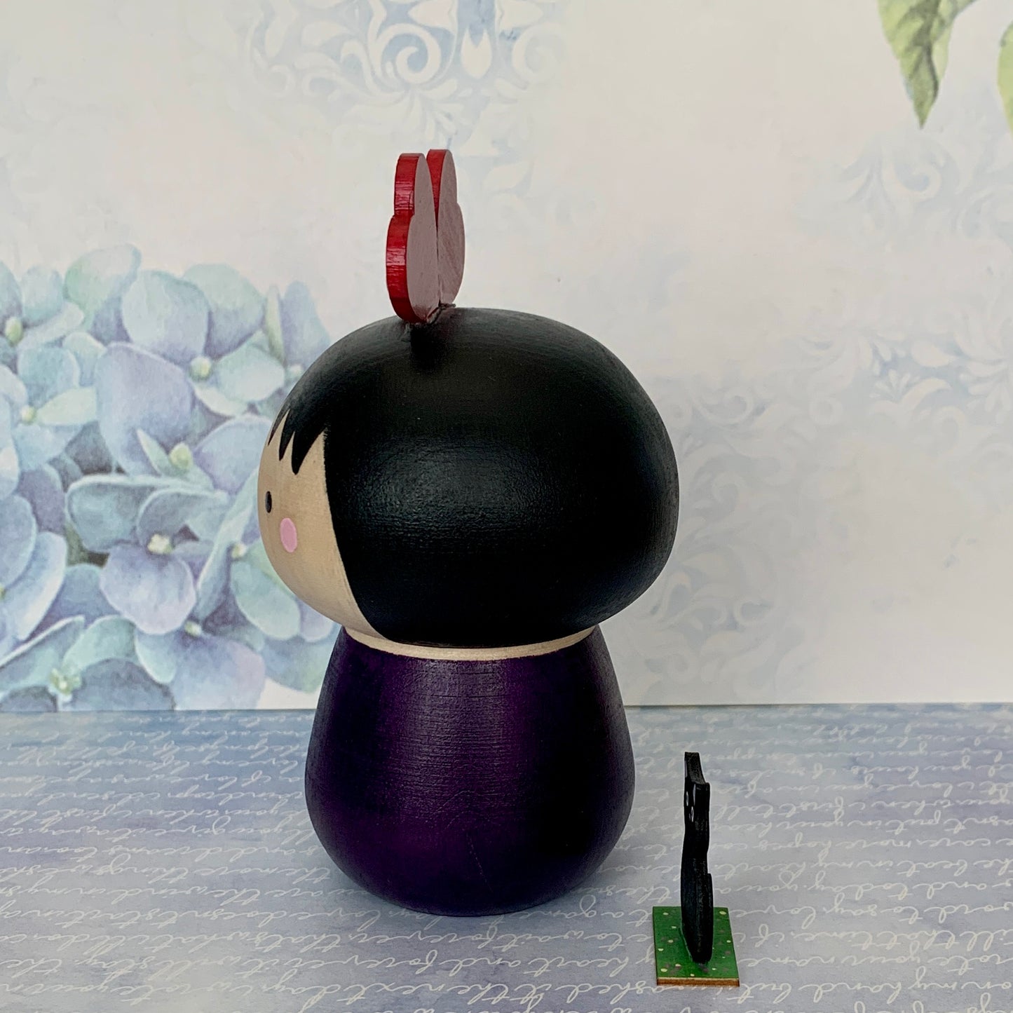 Large Chibi Kokeshi Doll