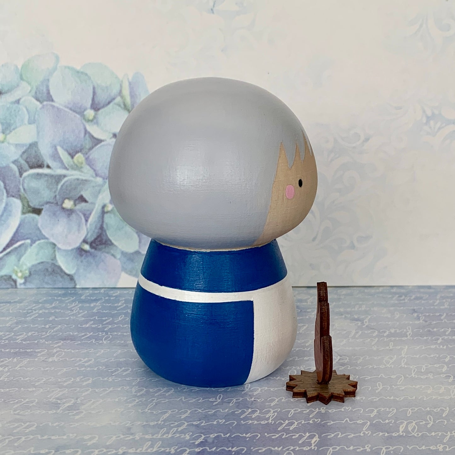 Large Chibi Kokeshi Doll