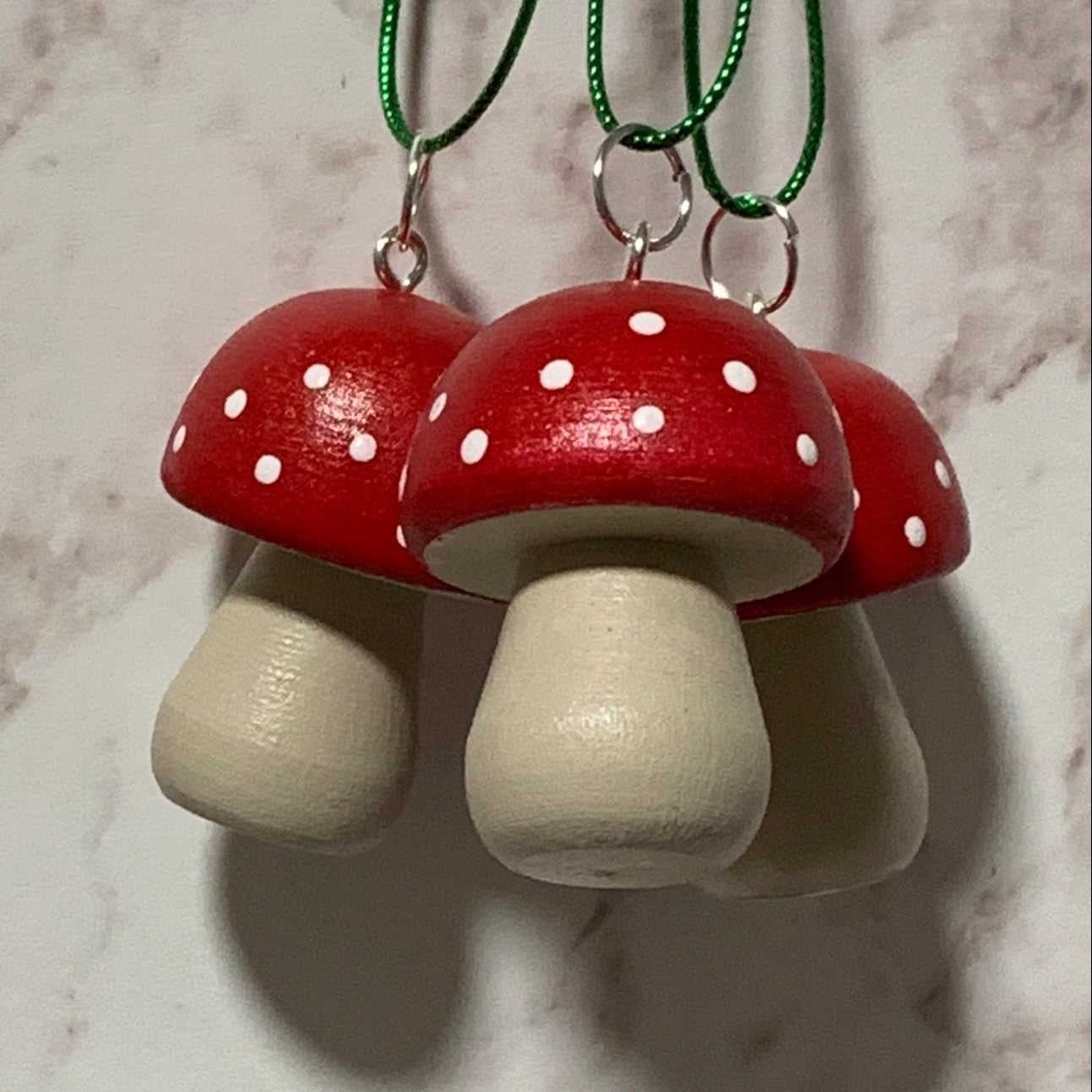 Ornaments - 3 piece Mushroom Set