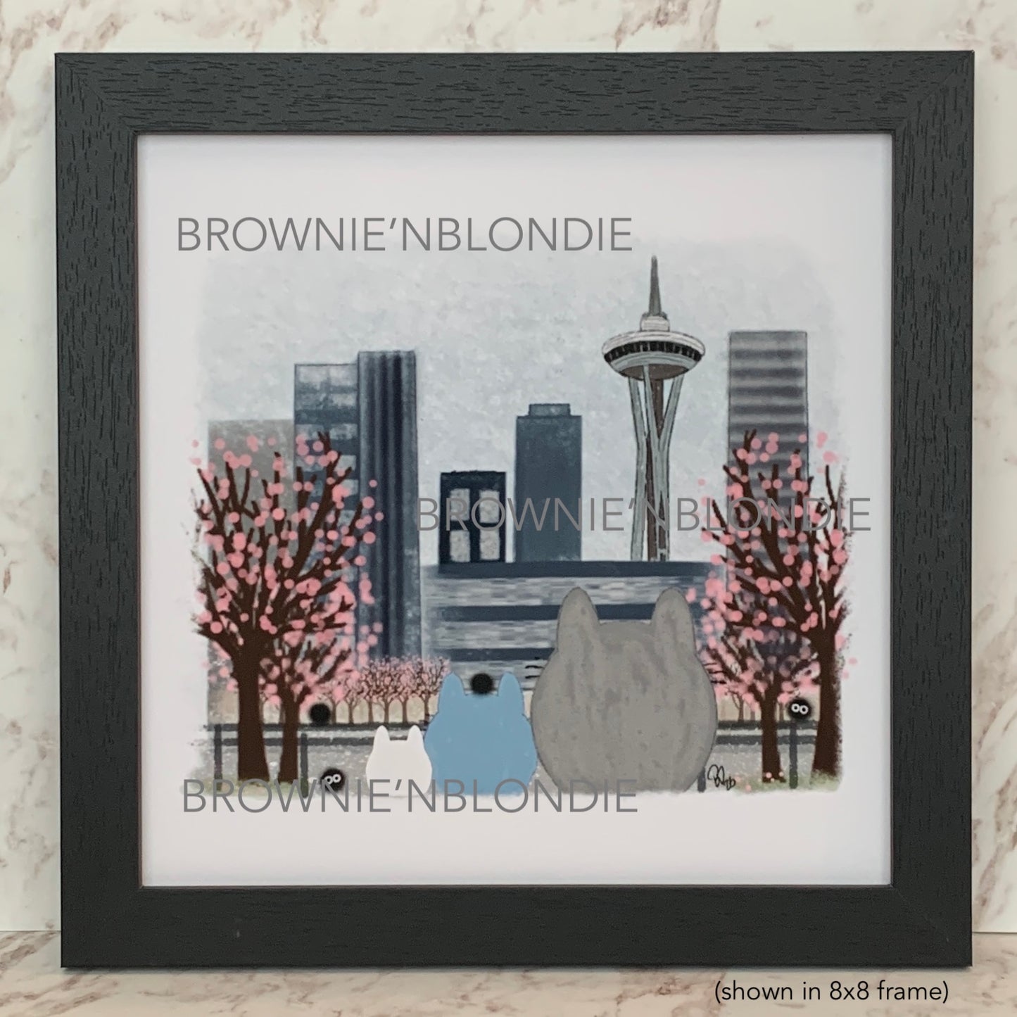 Framed Art Print - Springtime in Seattle