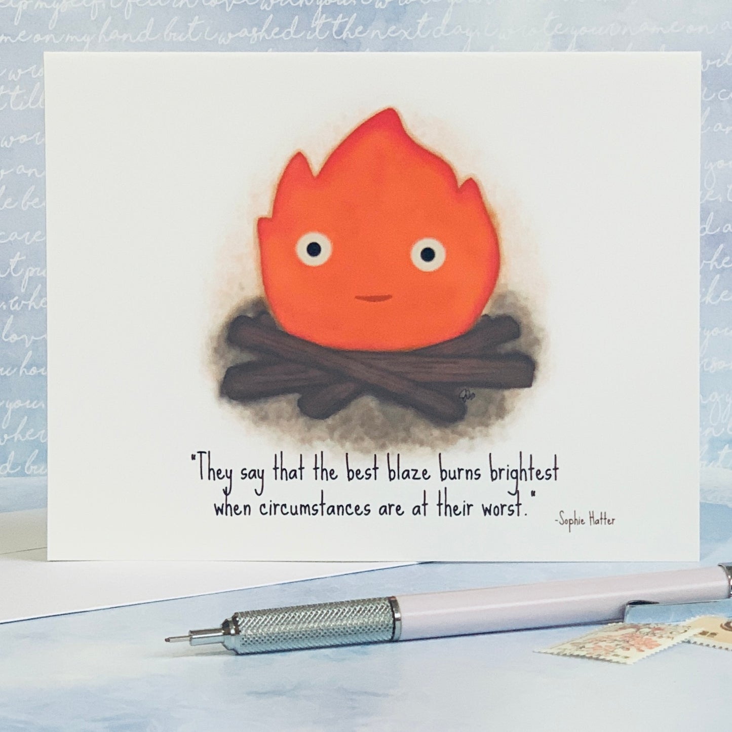 Fire Demon (with quote)