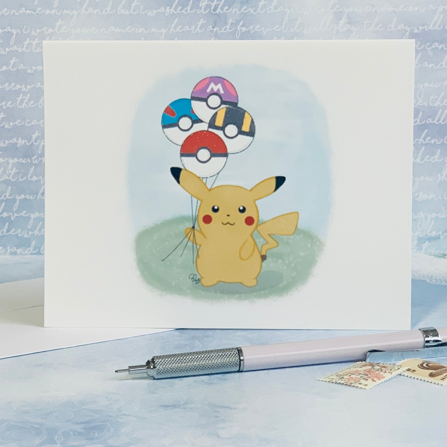 Pikachu with Balloons