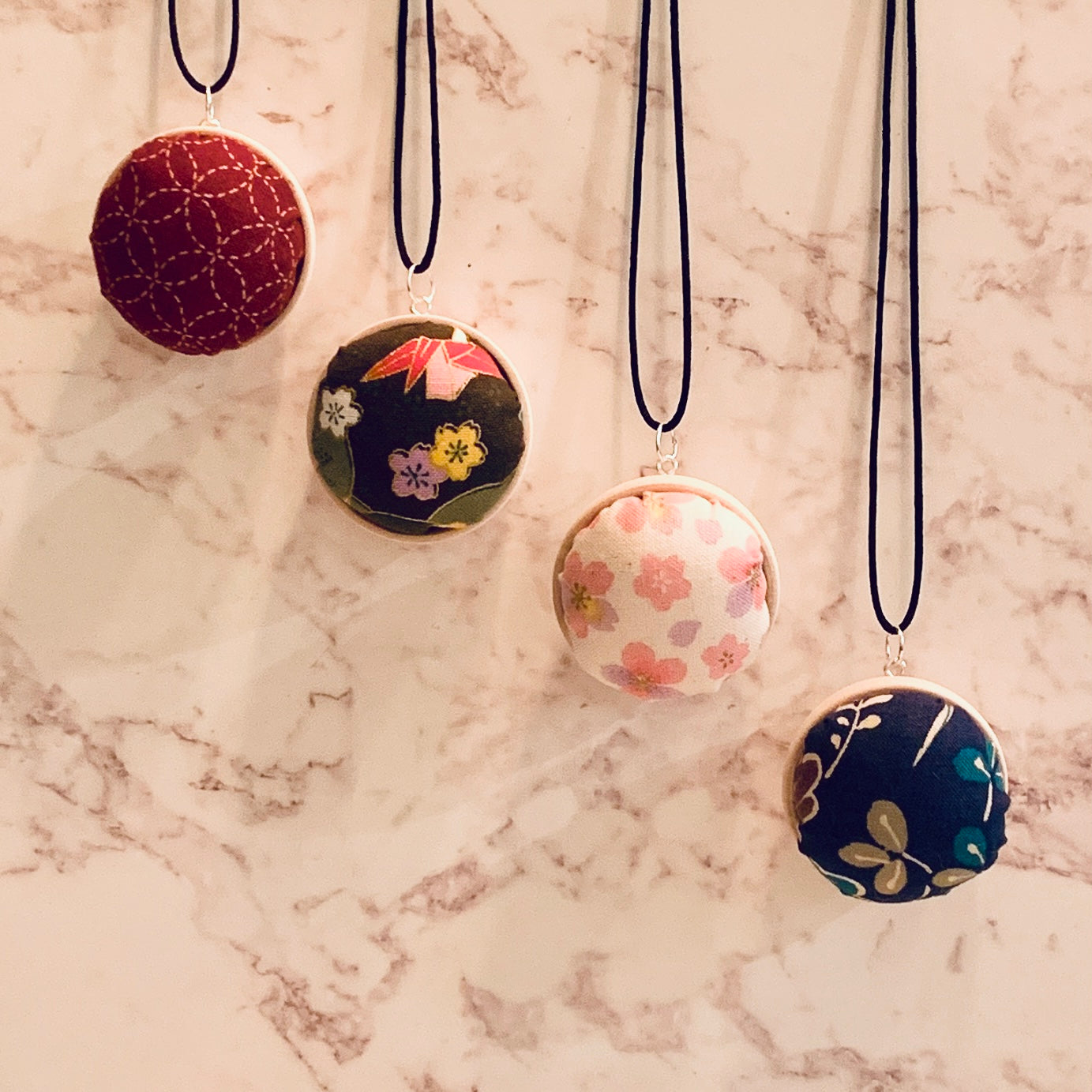 Pin Cushion Necklaces