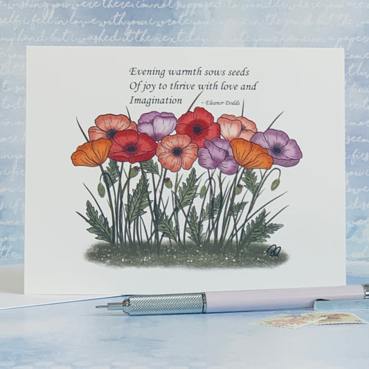 Art & Poetry - Poppies