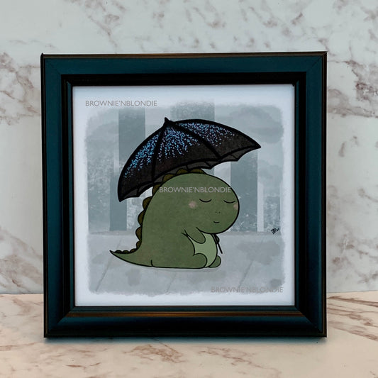 Framed Art Print - Cloudzilla