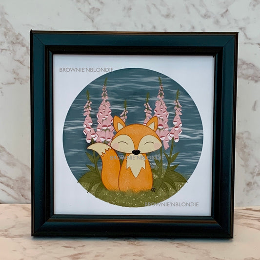 Framed Art Print - Little Fox