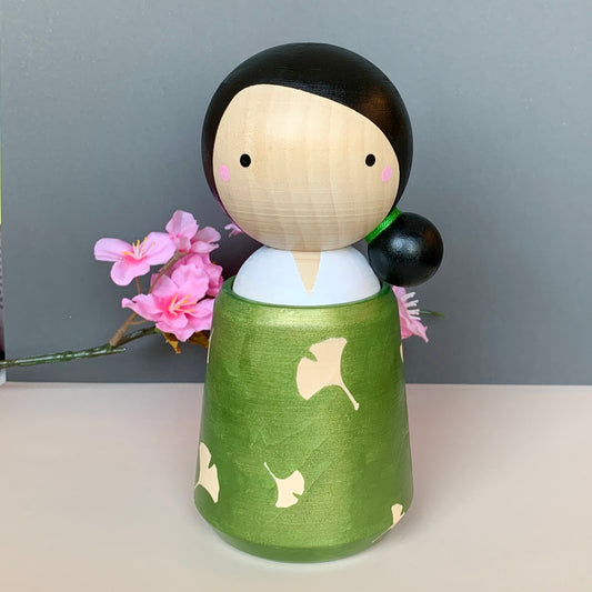 Kokeshi Doll Jar