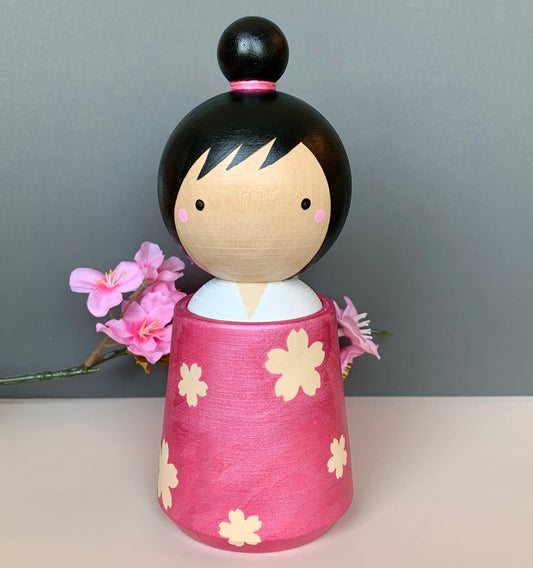 Kokeshi Doll Jar