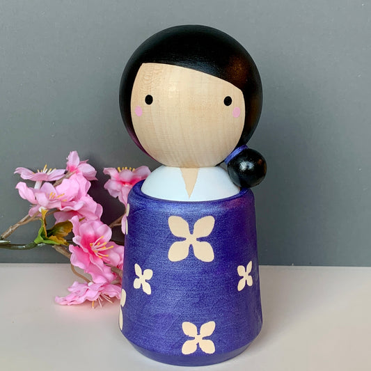 Kokeshi Doll Jar