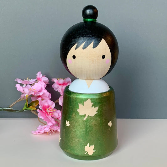 Kokeshi Doll Jar