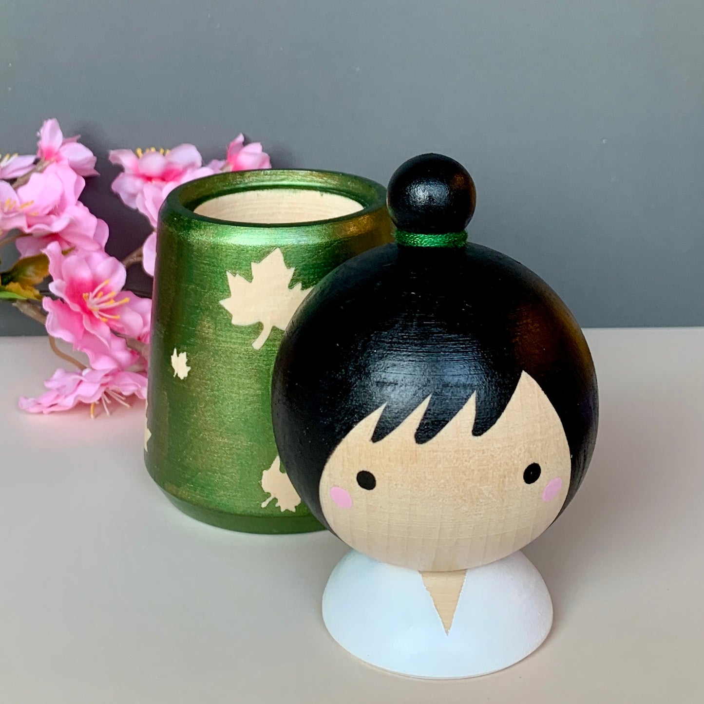 Kokeshi Doll Jar