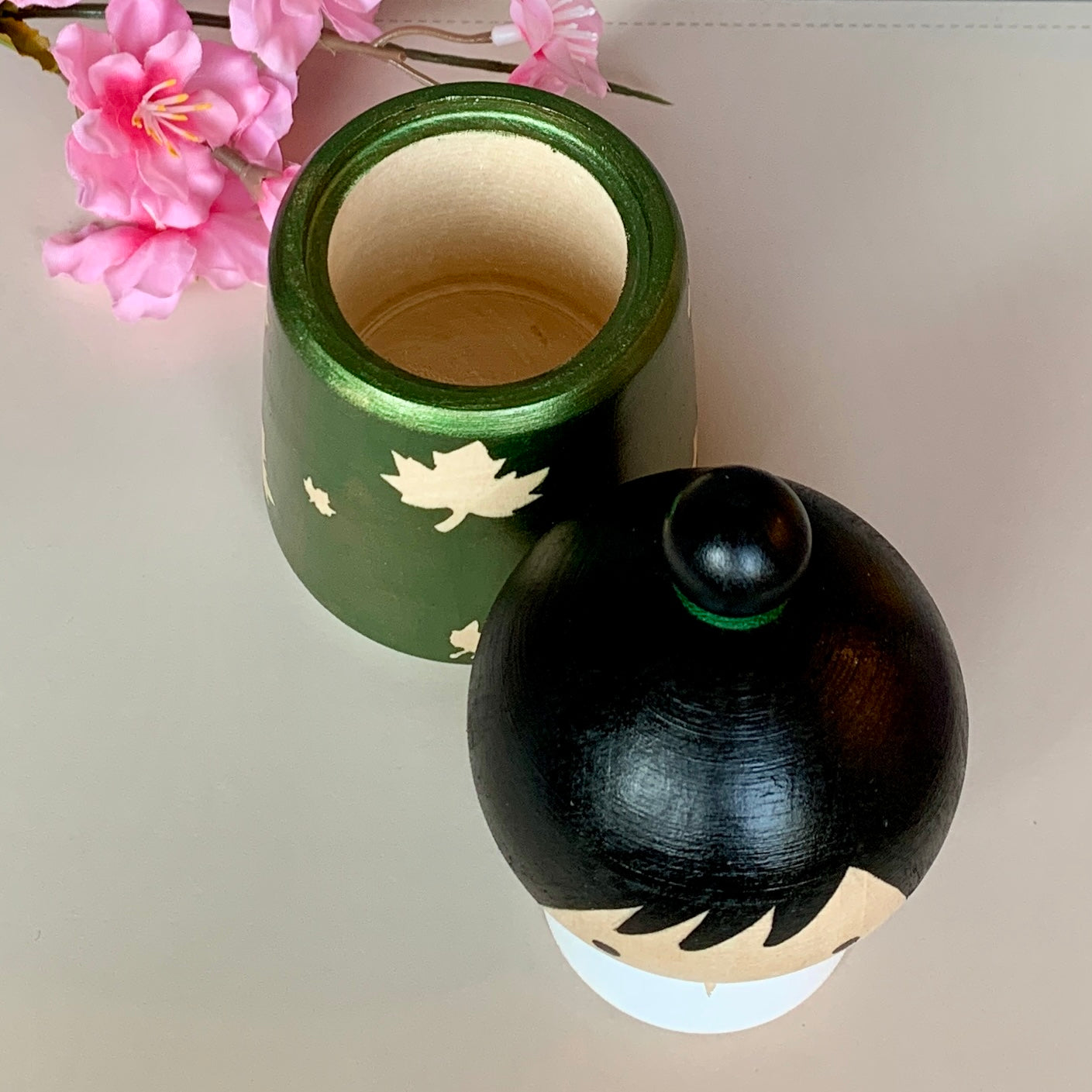 Kokeshi Doll Jar