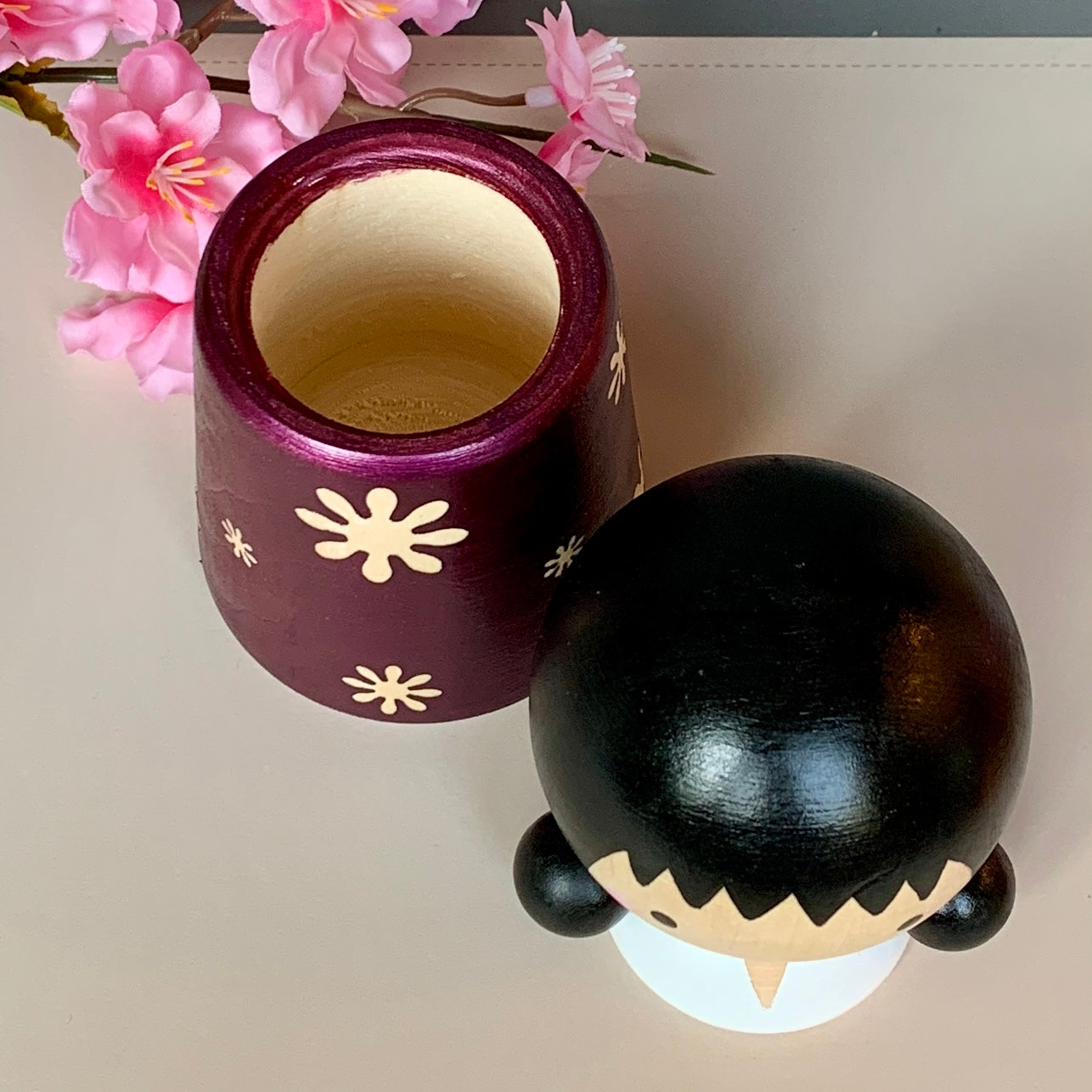 Kokeshi Doll Jar