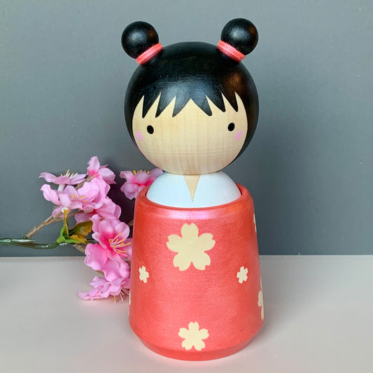 Kokeshi Doll Jar