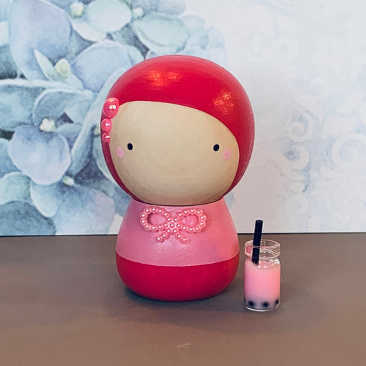 Kokeshi Doll Trinket Box