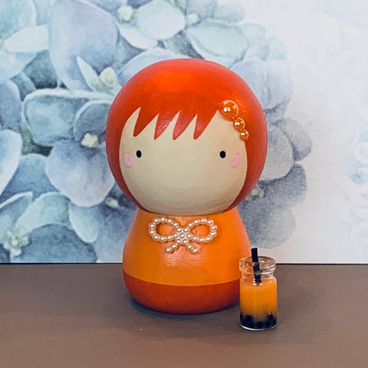 Kokeshi Doll Trinket Box