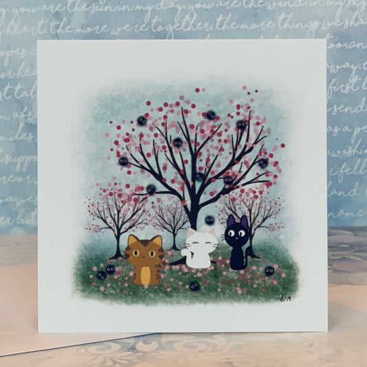Note Card - Cat Trio