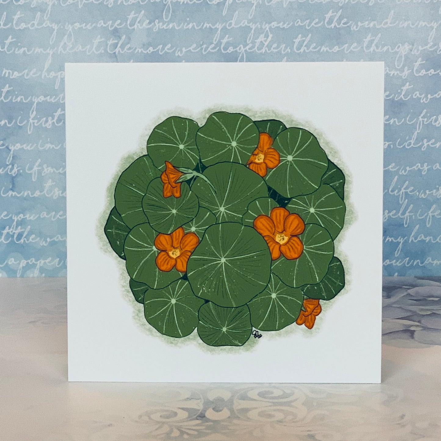 Note Card - Nasturtium
