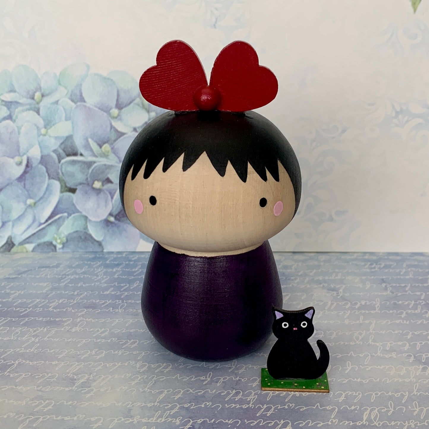 Large Chibi Kokeshi Doll