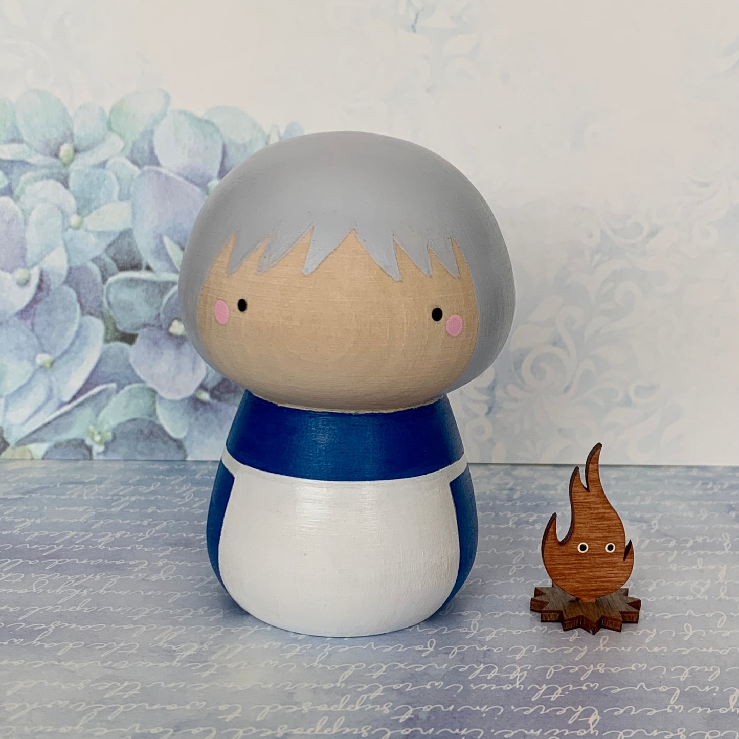 Large Chibi Kokeshi Doll