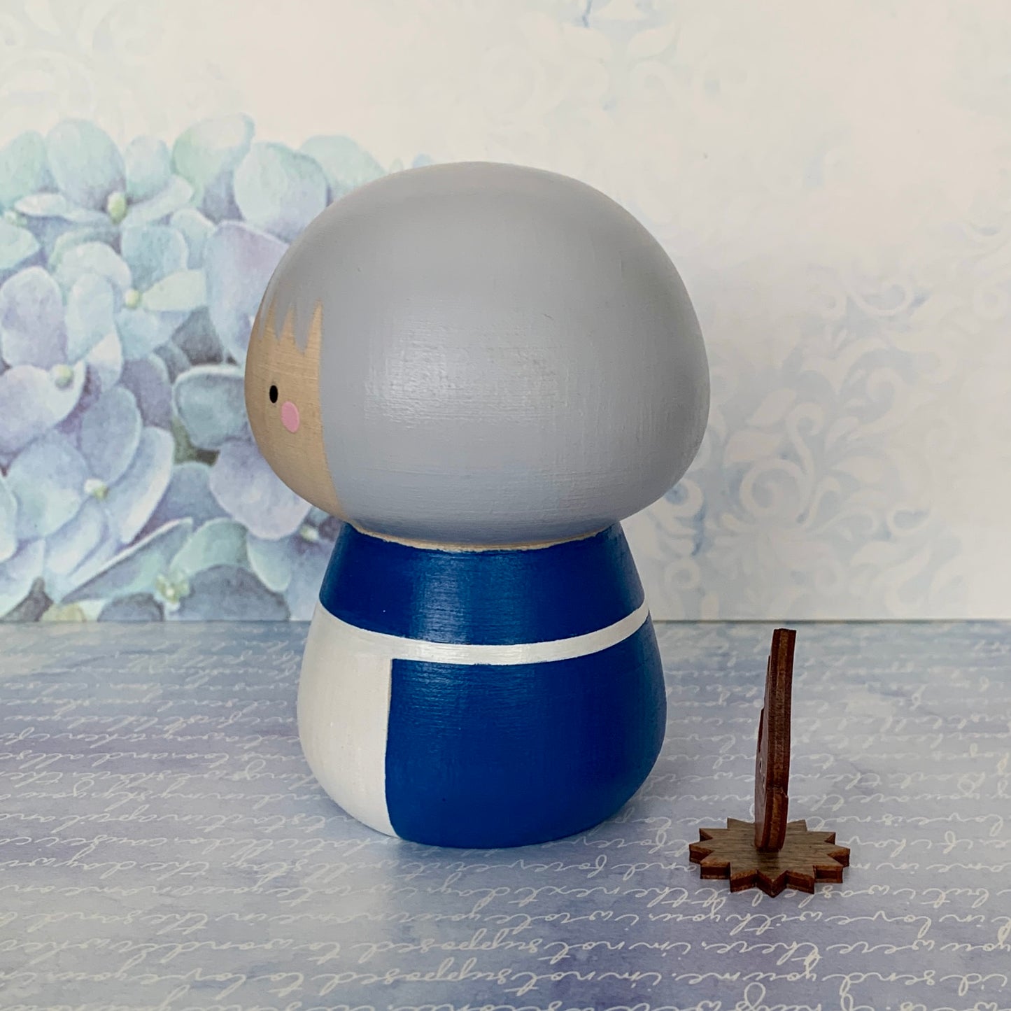 Large Chibi Kokeshi Doll