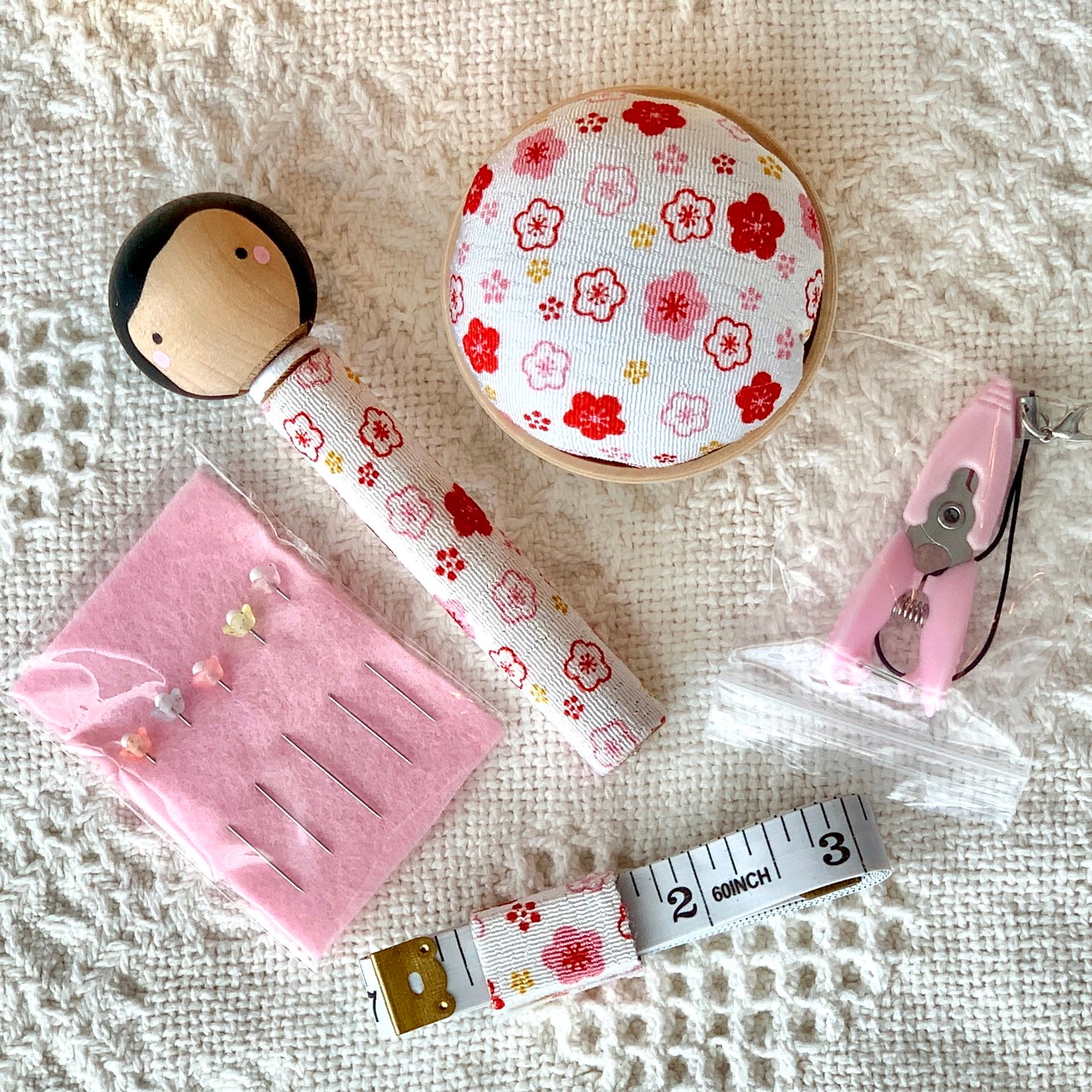 Hand-painted Sewing Box