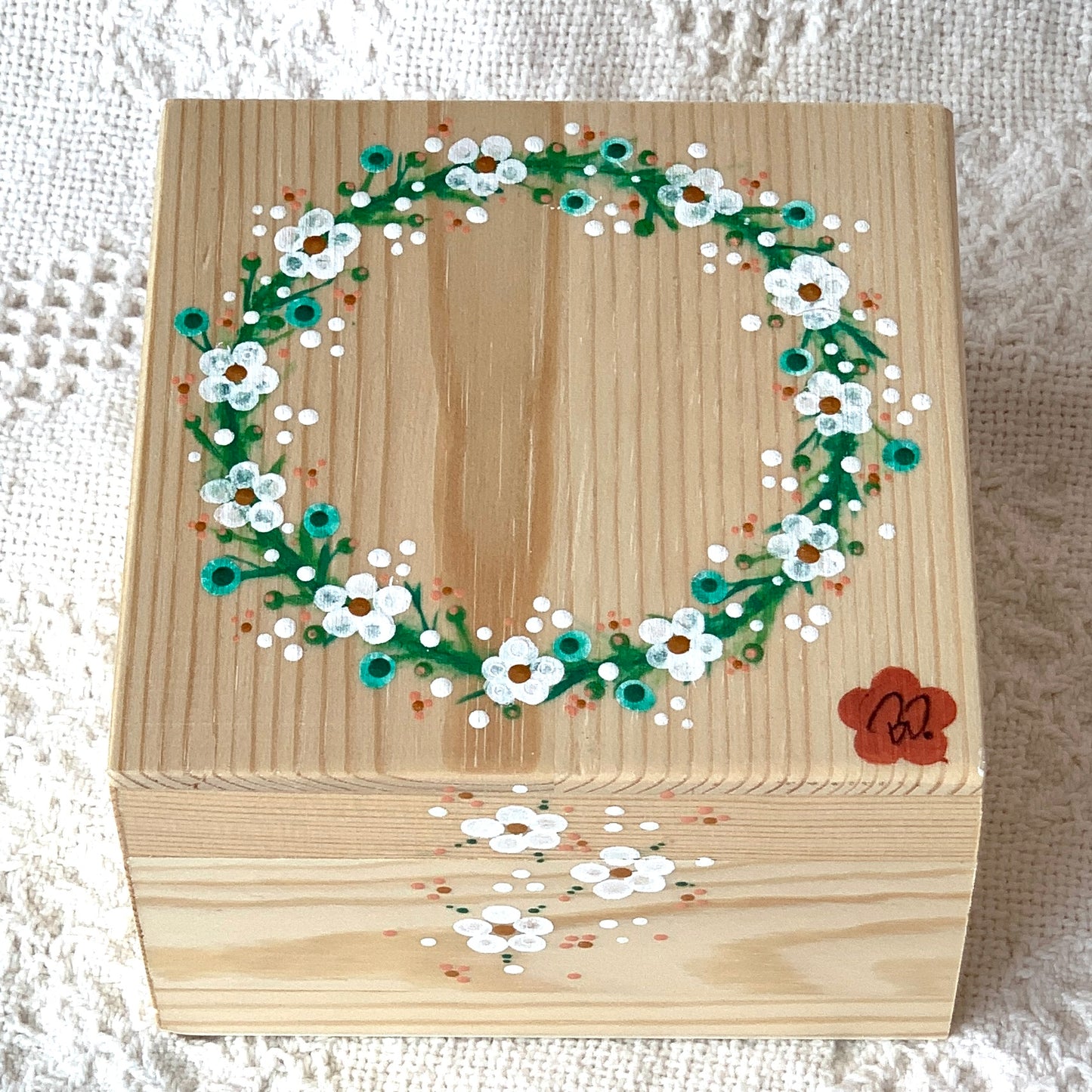 Hand-painted Sewing Box