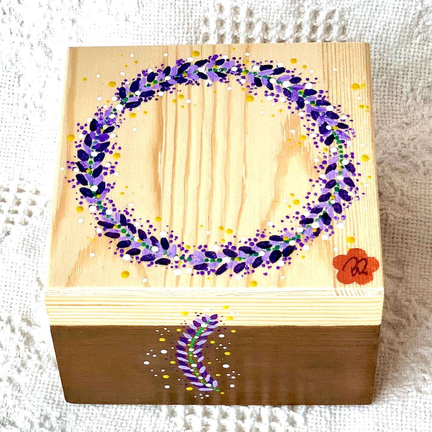 Hand-painted Sewing Box
