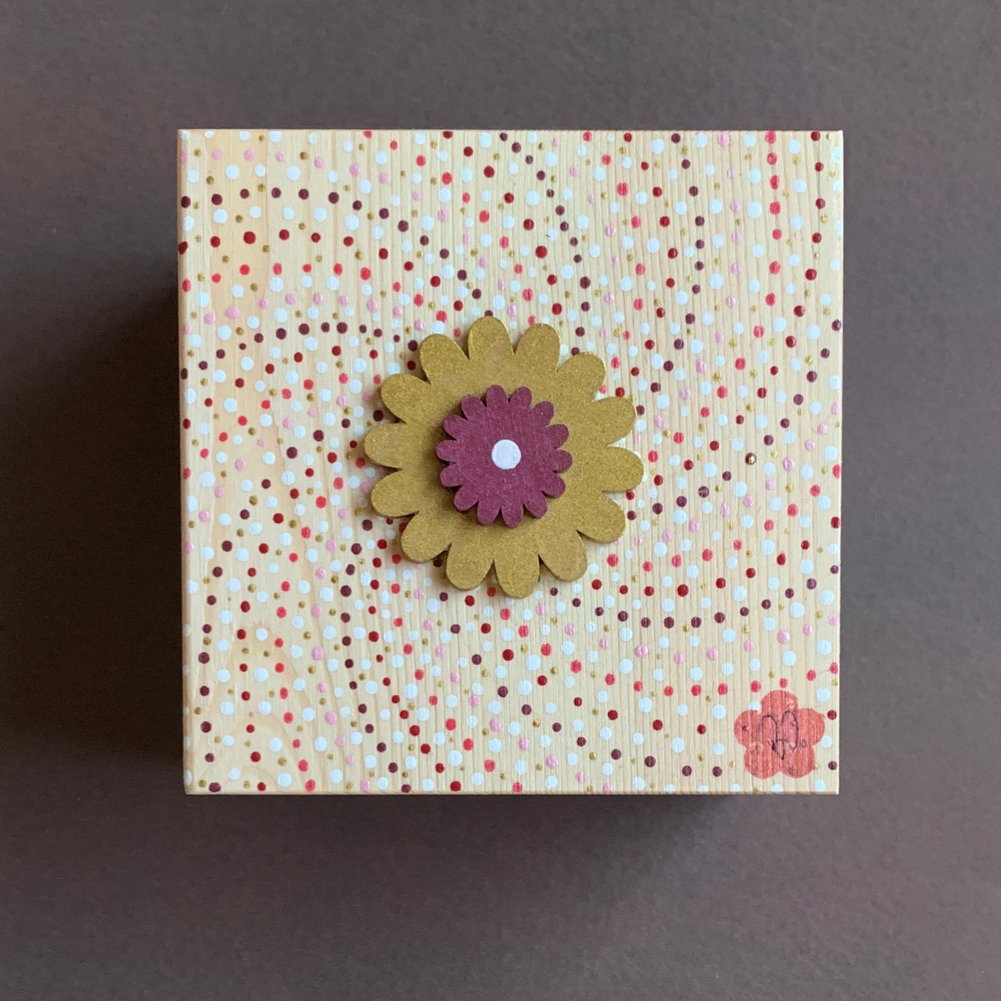 Hand-painted Sewing Box