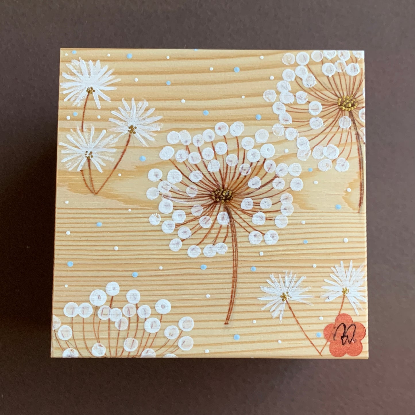 Hand-painted Sewing Box