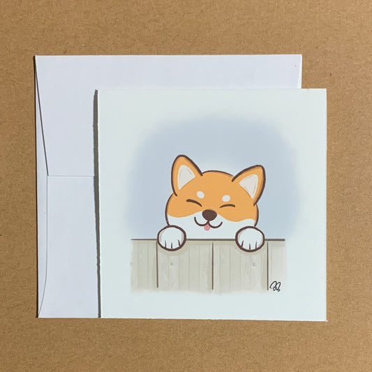 Note Card - Shiba Inu