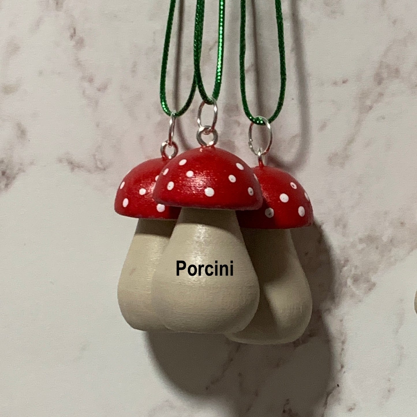 Ornaments - 3 piece Mushroom Set