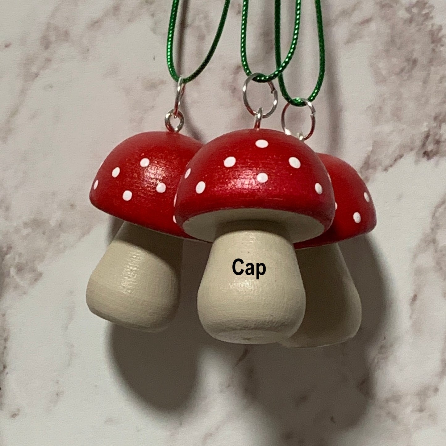 Ornaments - 3 piece Mushroom Set