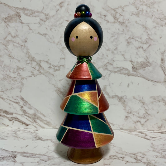 Large Kokeshi Tree Doll