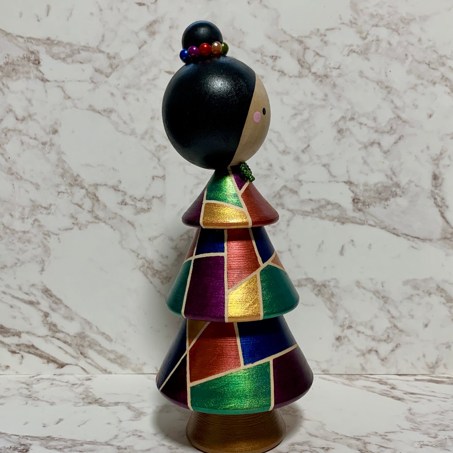 Large Kokeshi Tree Doll