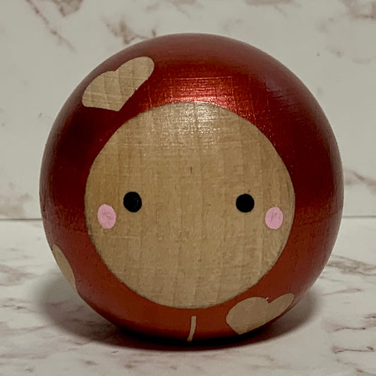 Small Round Kokeshi Doll