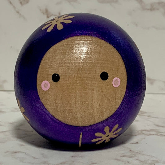 Small Round Kokeshi Doll