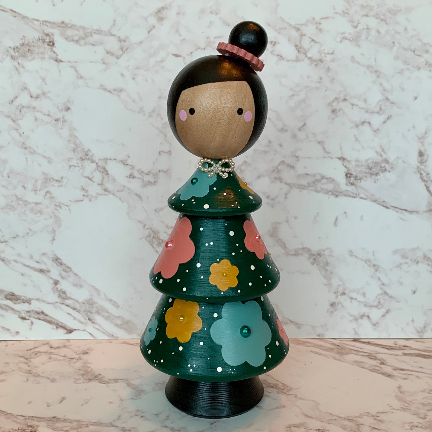 Large Kokeshi Tree Doll