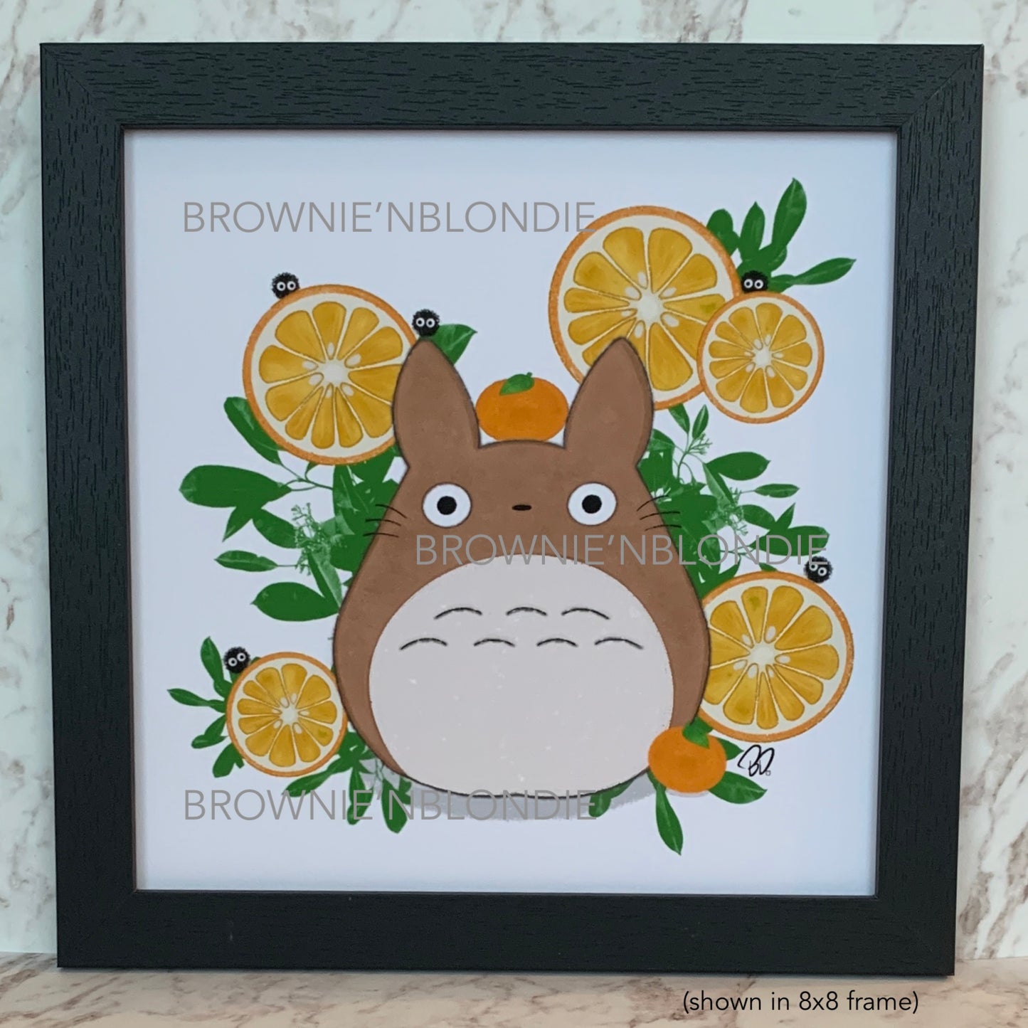 Framed Art Print - With Citrus