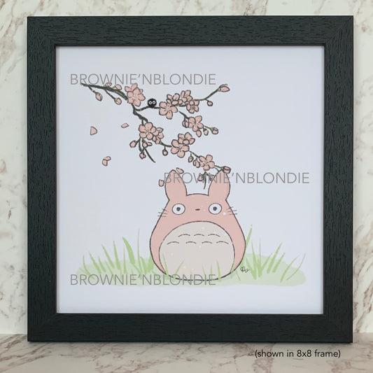 Framed Art Print - With Cherry Blossoms